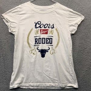Coors Banquet Rodeo T-Shirt Womens  Size Medium Tee Shirt Odd People